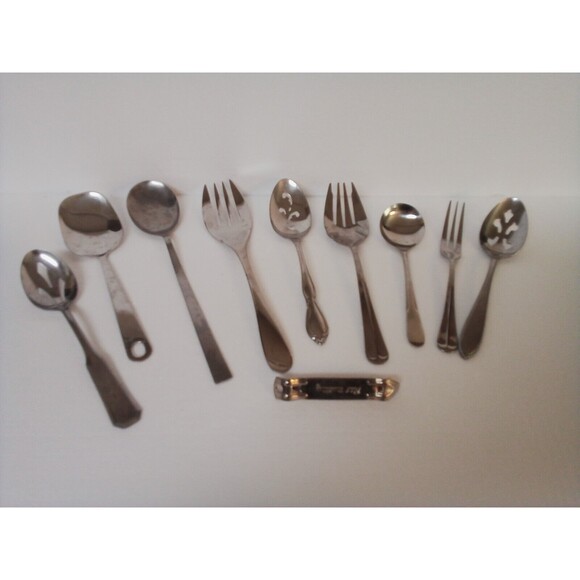 Fork Large Utensil Variety Set Of 10 - Picture 6 of 11